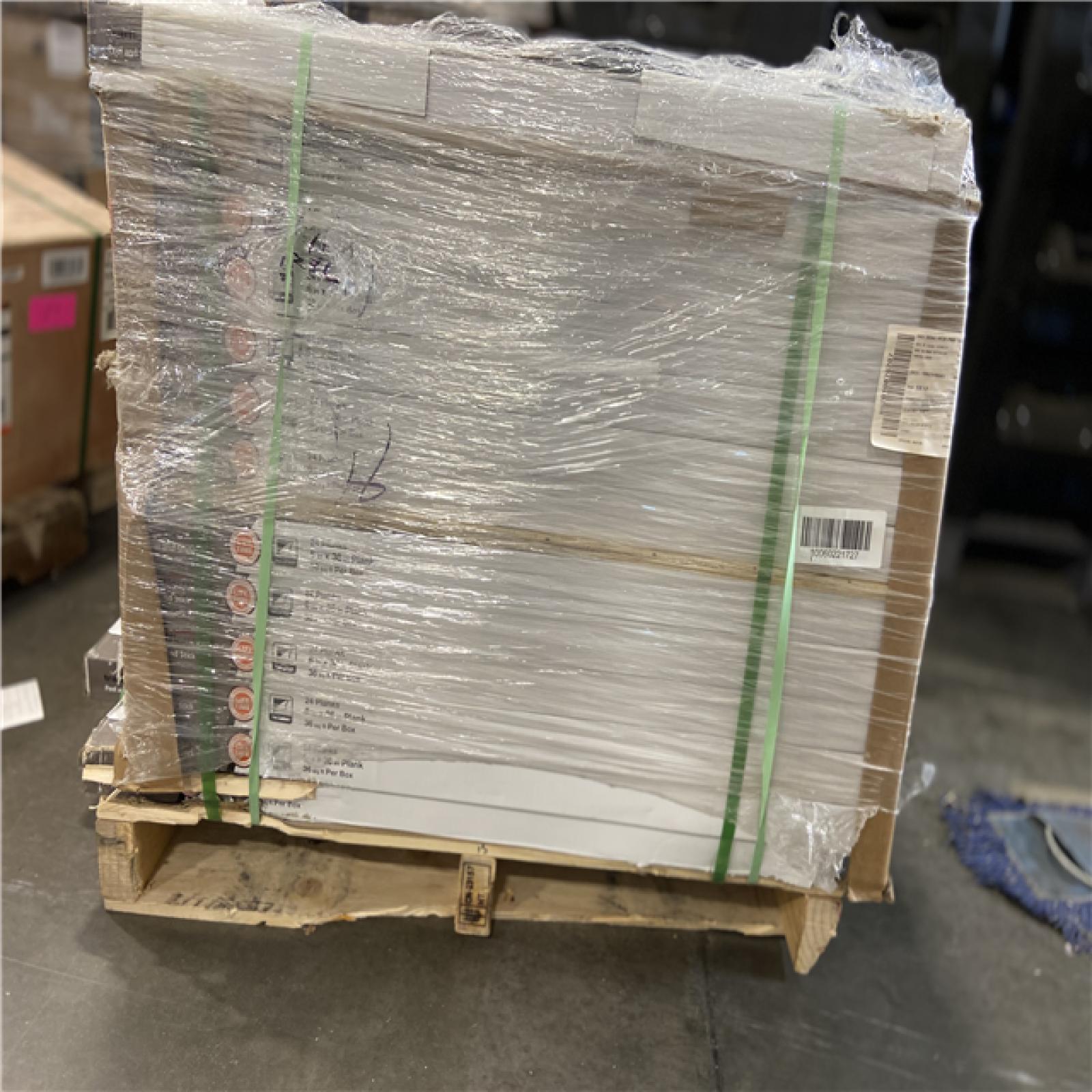DALLAS LOCATION - TrafficMaster Taupe Oak 4 MIL x 6 in. W x 36 in. L Peel and Stick Water Resistant Luxury Vinyl Plank Flooring (36 sqft/case) 65 (CASES)