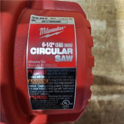 HOUSTON LOCATION - AS - IS Milwaukee 18V Lithium-Ion Cordless 6-1/2 in. Circular Saw (Tool-Only)