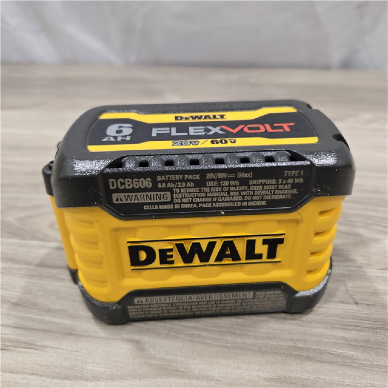 AS-IS Dewalt 60V FLEXVOLT Max 6.0Ah Battery