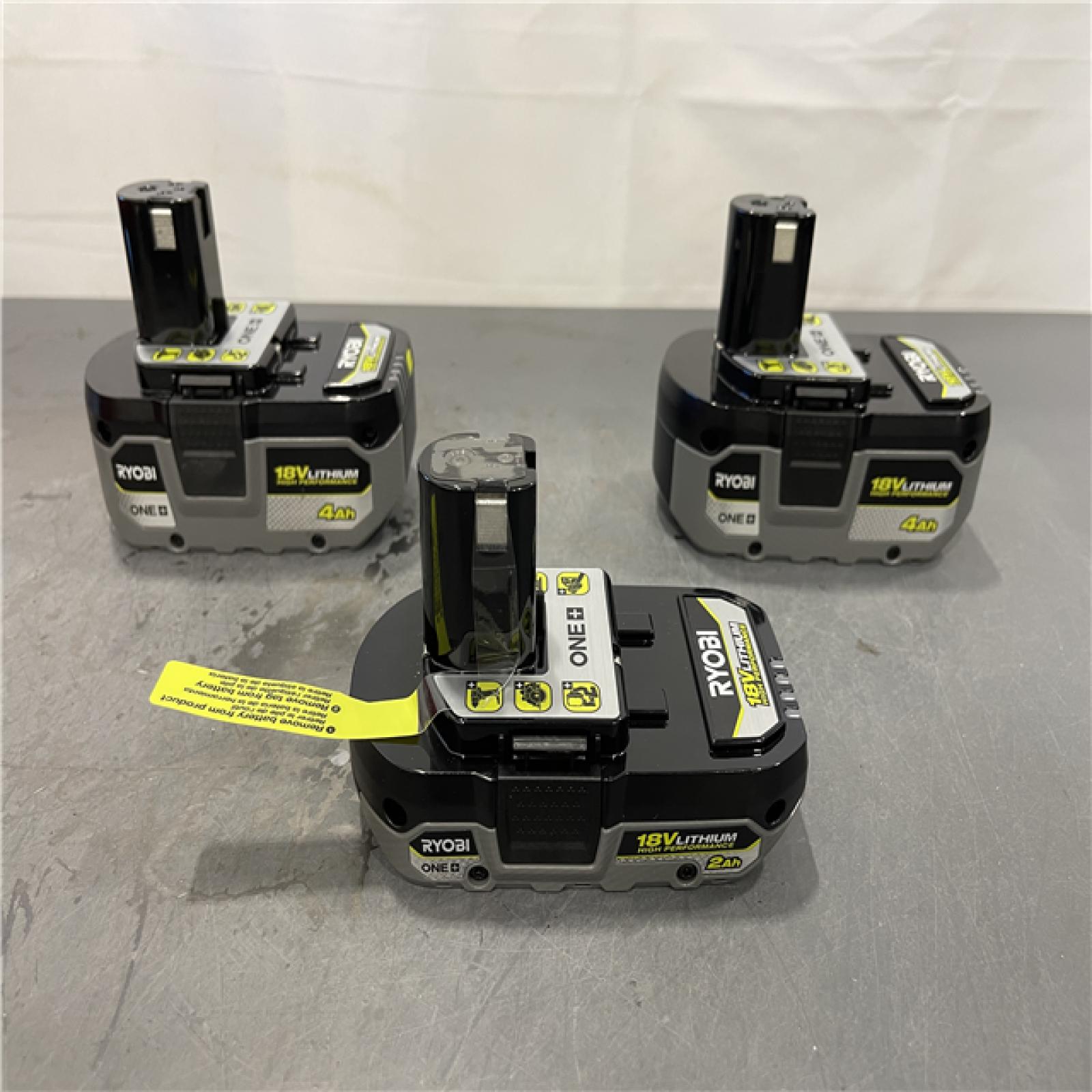 AS-IS - Ryobi ONE+ 18V Lithium-Ion HIGH PERFORMANCE Starter Kit