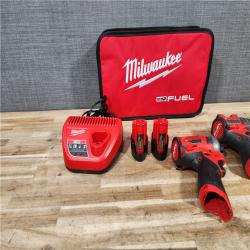 HOUSTON LOCATION - AS - IS Milwaukee 2 Tool Combo Kit W/ (2) Battery & Charger