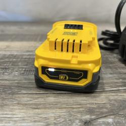 AS-IS DEWALT 20V MAX XR POWERSTACK Lithium-Ion Battery Starter Kit with 1.7Ah Battery and Charger