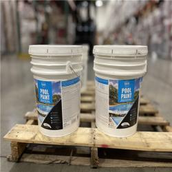 DALLAS LOCATION - Dyco Pool Paint 5 Gal. 3150 White Semi-Gloss Acrylic Exterior Paint PALLET-(6 UNITS)