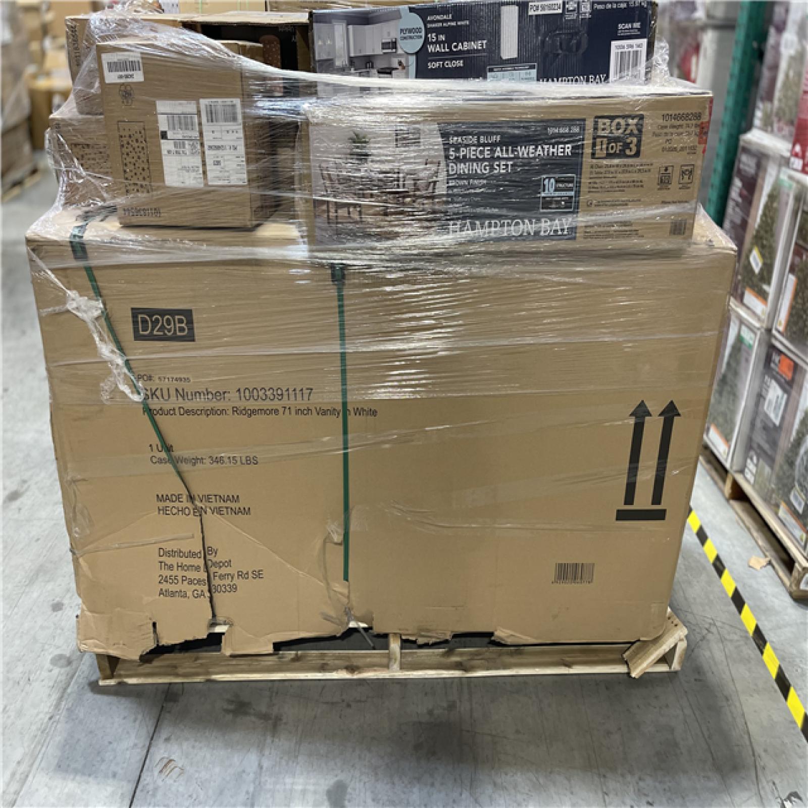 DALLAS LOCATION- AS-IS HOME IMPROVEMENT PALLET