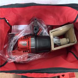 California NEW Milwaukee 1 D-Handle Ext. Anvil High Torque Impact Wrench  Includes (2) Batteries  Charger & Bag