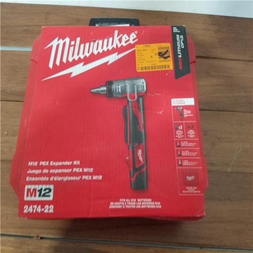 California NEW Milwaukee M12 Pex Expander Kit  Includes (2) Batteries  Charger & Hard Case