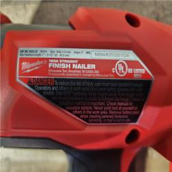 HOUSTON LOCATION - AS-IS (APPEARS LIKE NEW) Milwaukee FUEL 18-Volt Lithium-Ion Brushless Cordless Gen ll 16-Gauge Straight Finish Nailer (Tool Only)