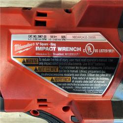 HOUSTON LOCATION - AS-IS Milwaukee M18 FUEL 18V Lithium-Ion Brushless Cordless 1/2 in. Impact Wrench with Friction Ring (Tool-Only)