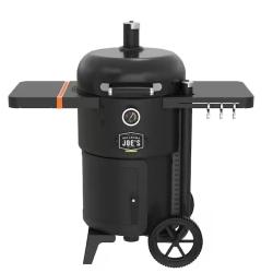 DALLAS LOCATION - OKLAHOMA JOE'S Bronco 18 in. Heavy Duty Charcoal Drum Smoker and Grill with 284 sq. in. Cooking Area in Black PALLET - (3 UNITS)