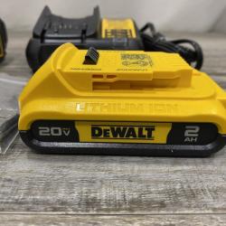 AS-IS DEWALT Atomic 20V Lithium-Ion Cordless Compact 1/2 in. Drill/Driver Kit