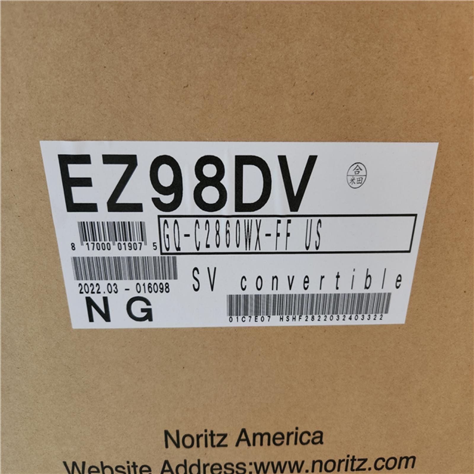 Phoenix NEW Noritz Ez98 9.8 GPM Res NG Hi Efficiency Indr/Outdr Tankless Water Heater (SEALED)