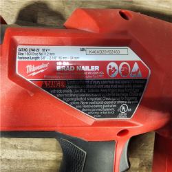HOUSTON LOCATION - AS-IS Milwaukee M18 Fuel 18V Brushless 18-Gauge Brad Nailer 2746-20 (Bare Tool)