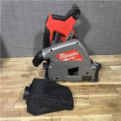 Houston Location AS-IS Milwaukee FUEL 18V Lithium-Ion Cordless Brushless 6-1/2 in. Plunge Cut Track Saw (Tool-Only)