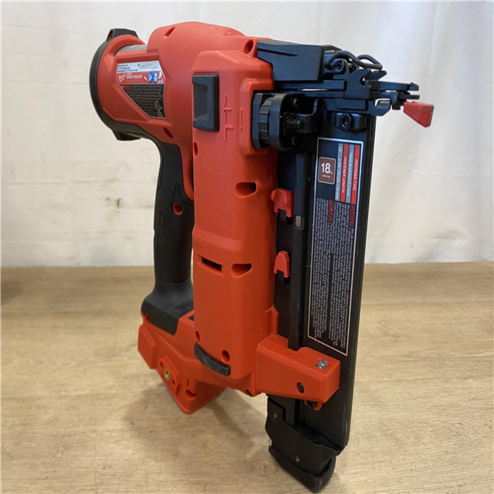 AS-IS Milwaukee FUEL 18-Volt Lithium-Ion Brushless Cordless Gen II 18-Gauge Brad Nailer (Tool-Only)