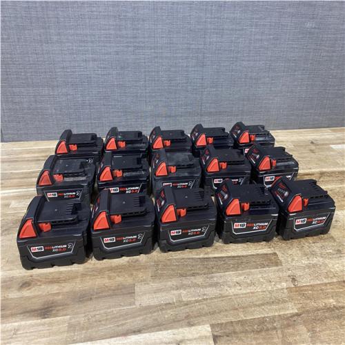 Houston Location AS-IS Milwaukee Batteries QTY/15