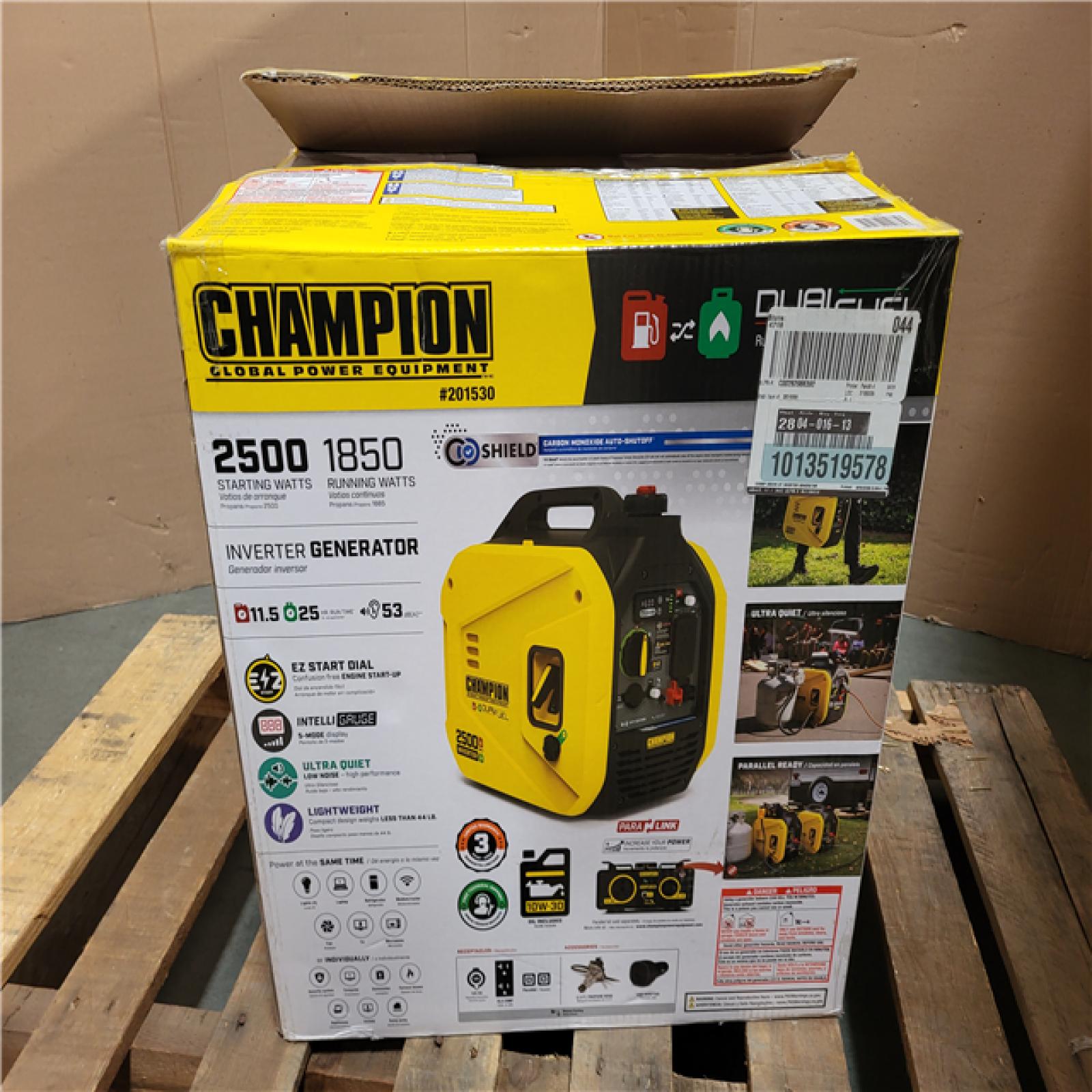 CALIFORNIA AS-IS CHAMPION PORTABLE GENERATOR