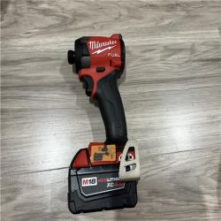AS-IS Milwaukee FUEL 18V Lithium-Ion Brushless Cordless 1/4 in. Hex Impact Driver Kit