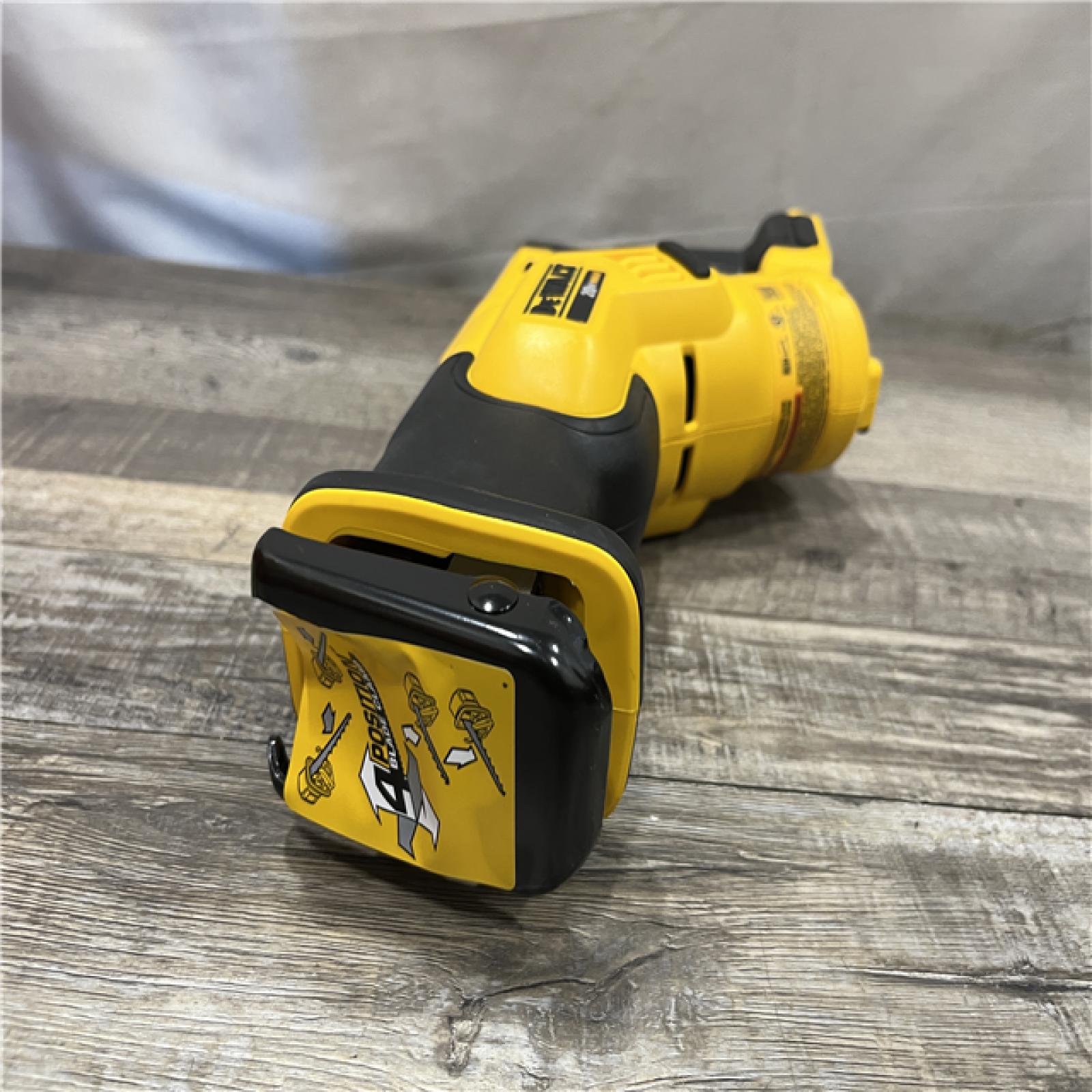 AS-IS DEWALT 20-Volt MAX Lithium-Ion Cordless Compact Reciprocating Saw with Battery 2Ah  Charger and Kit Bag