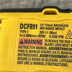 AS-IS DEWALT 20V MAX XR Cordless 1/2 in. Impact Wrench (Tool Only)