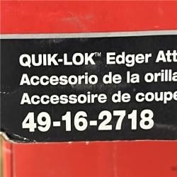 NEW - Milwaukee18 FUEL 8 in. Edger Attachment for  QUIK-LOK Attachment System