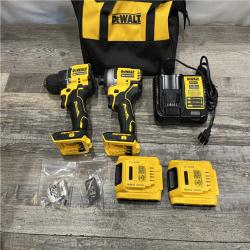 AS-IS DEWALT ATOMIC 20-Volt MAX Lithium-Ion Cordless Combo Kit