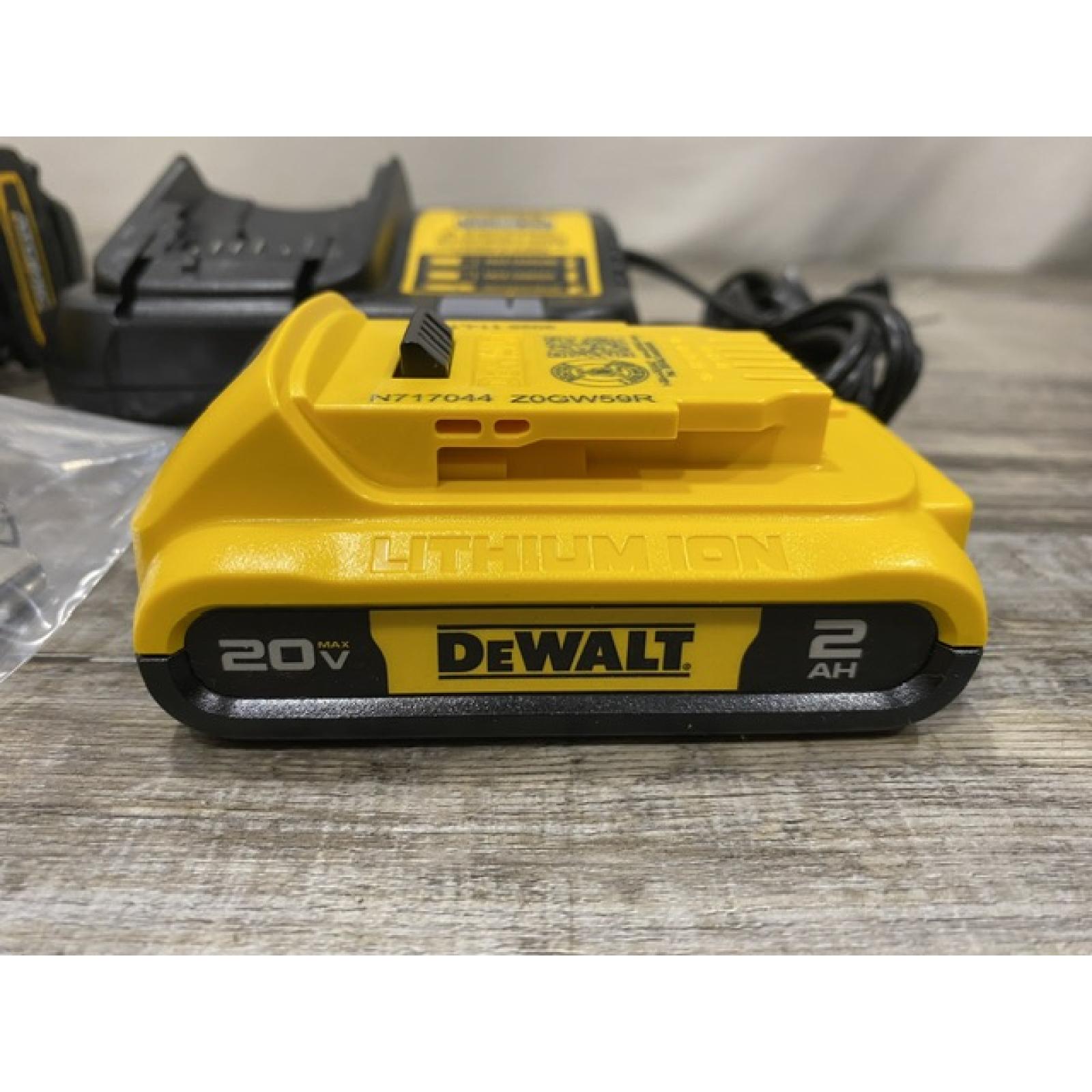 AS-IS DEWALT Atomic 20V Lithium-Ion Cordless Compact 1/2 in. Drill/Driver Kit