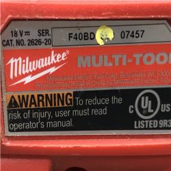 AS-IS Milwaukee 18V Lithium-Ion Cordless Oscillating Multi-Tool (Tool-Only)