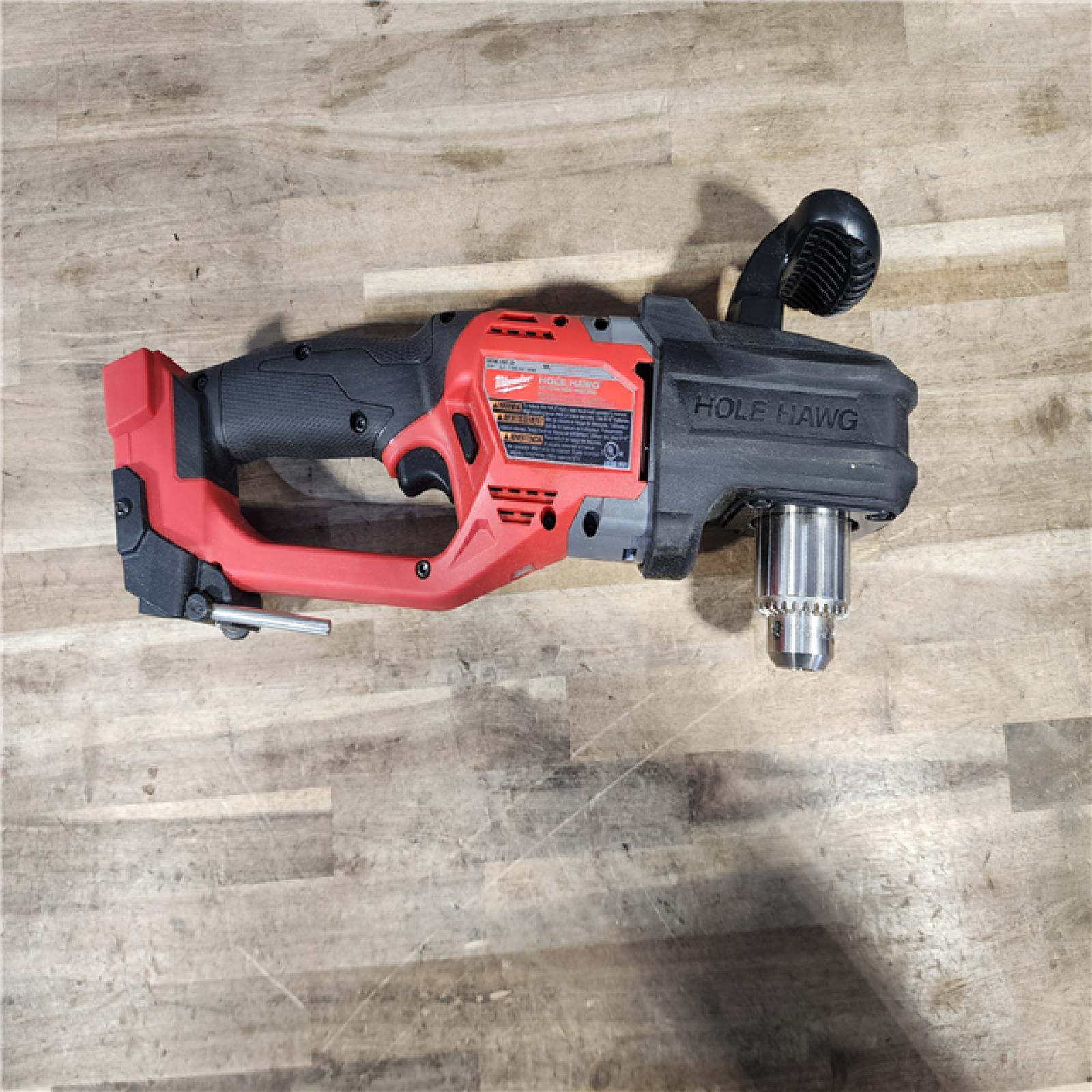HOUSTON LOCATION - AS-IS Milwaukee M18 FUEL GEN II Brushless Cordless 1/2 in. Hole Hawg Right Angle Drill (Tool-Only)