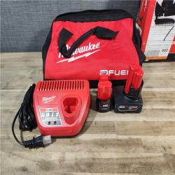 HOUSTON LOCATION - AS-IS (APPEARS LIKE NEW) Milwaukee 3497-22 12V Brushless Hammer Drill and Impact Driver Combo Kit