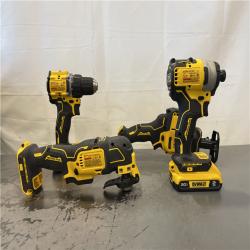 AS-IS- DeWalt 20V MAX ATOMIC Cordless Brushless 4-Tool Combo Kit