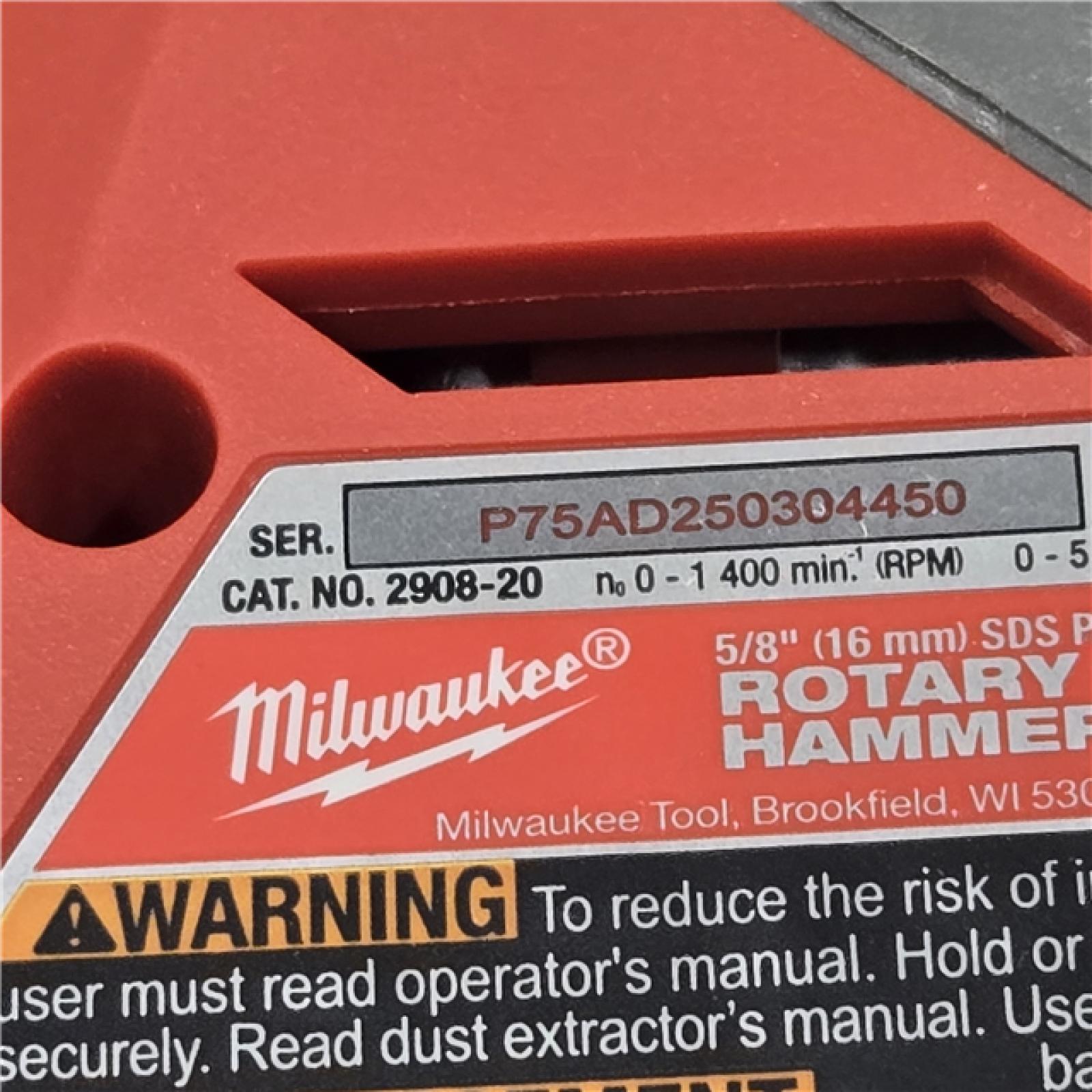 AS-IS Milwaukee M18 FUEL 18V Cordless 5/8 in. SDS-Plus Rotary Hammer (Tool-Only)