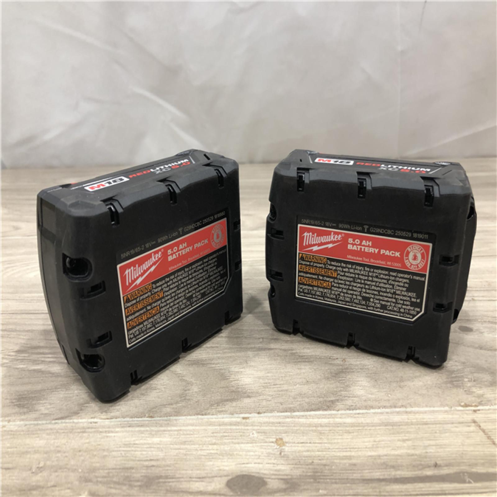 AS-IS Milwaukee 18-Volt Lithium-Ion XC Starter Kit
