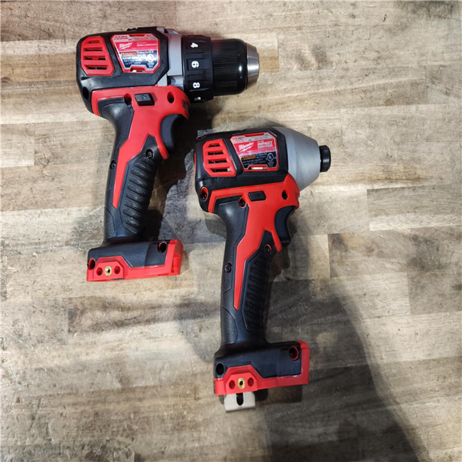 HOUSTON LOCATION - AS-IS Milwaukee M18 Brushed Cordless (2-Tool) Drill/Driver and Impact Driver Kit