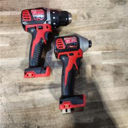 HOUSTON LOCATION - AS-IS Milwaukee M18 Brushed Cordless (2-Tool) Drill/Driver and Impact Driver Kit
