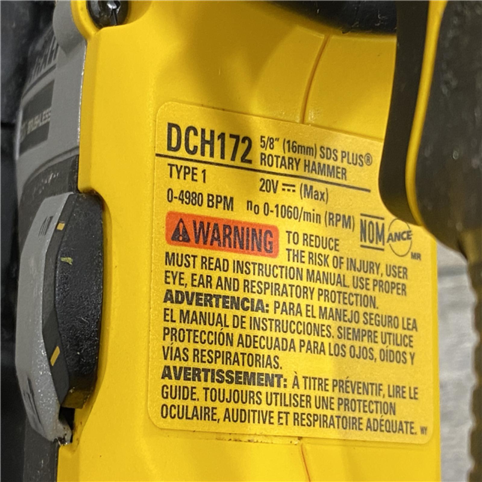 AS-IS DEWALT ATOMIC 20V MAX Cordless Brushless Ultra-Compact 5/8 in. SDS Plus Hammer Drill (Tool Only)