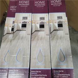 CALIFORNIA AS-IS NEW HOME DECORATORS SIMSBURY GLEN OAK 12mm LAMINATE WOOD FLOORING