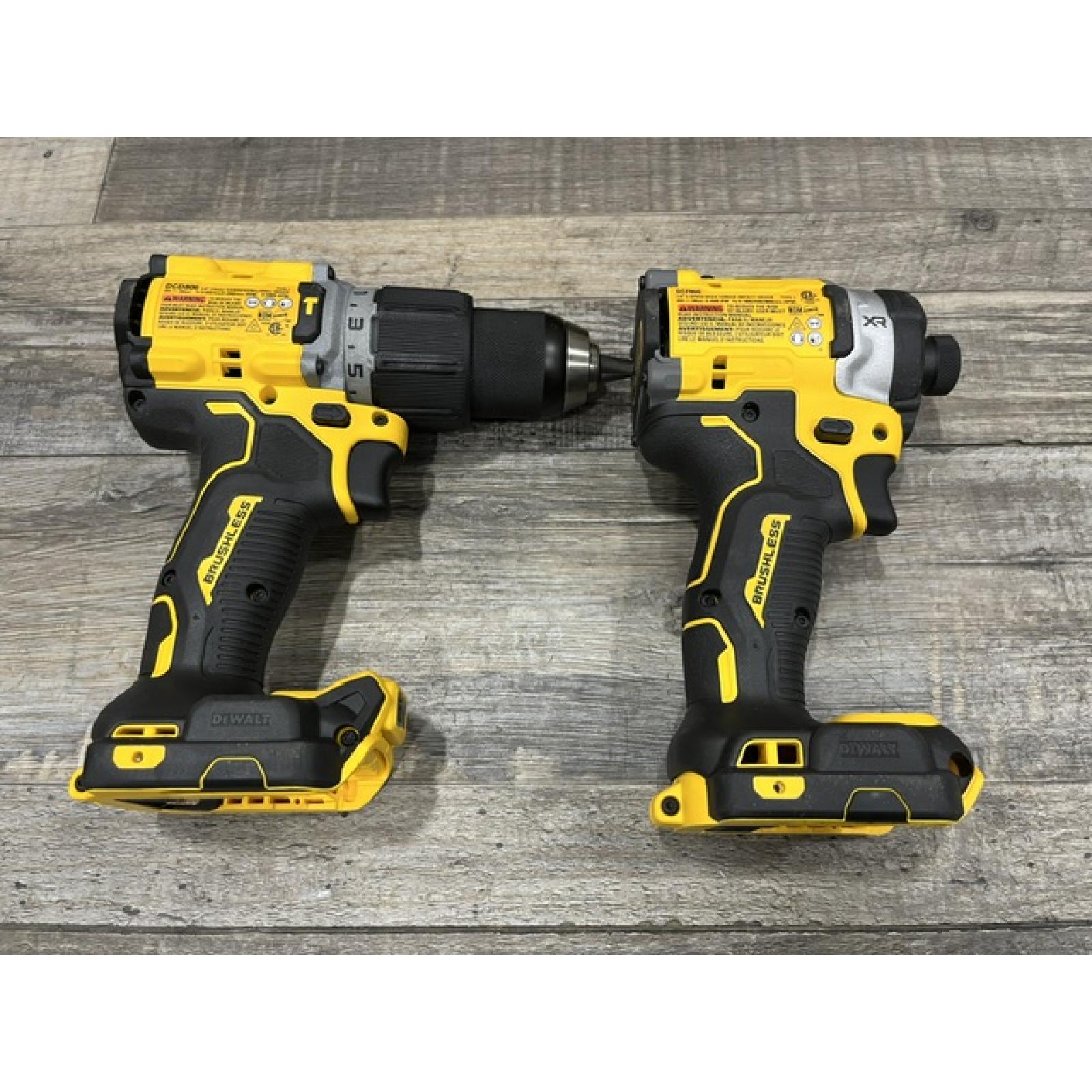 AS-IS DEWALT 20V XR Lithium-Ion Cordless 2-Tool Combo Kit