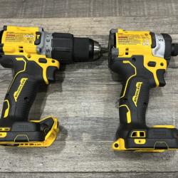 AS-IS DEWALT 20V XR Lithium-Ion Cordless 2-Tool Combo Kit