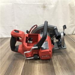 AS-IS Milwaukee FUEL 18V Lithium-Ion Cordless 7-1/4 in. Rear Handle Circular Saw (Tool-Only)