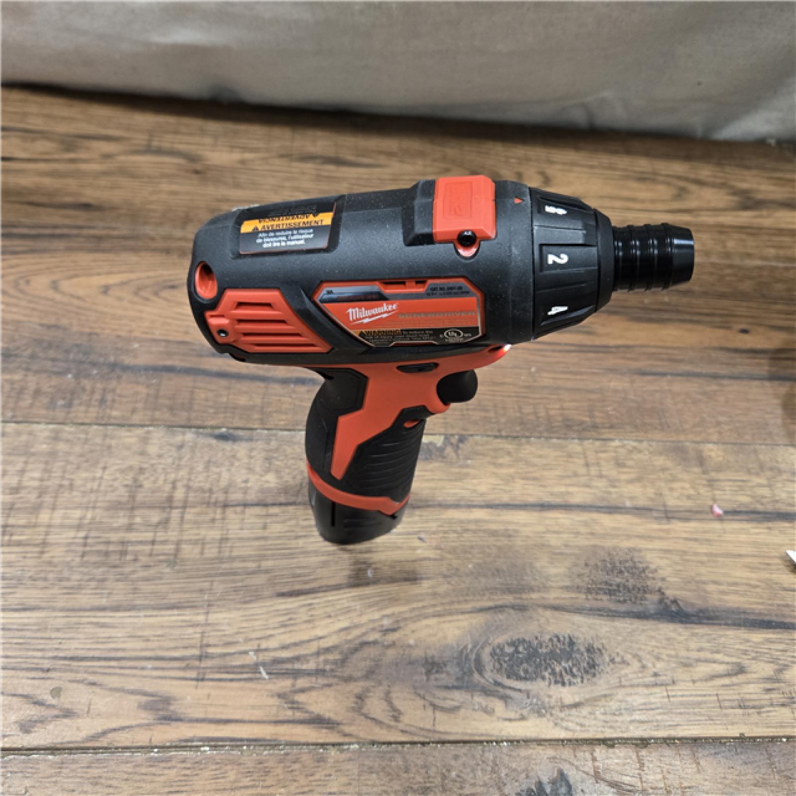 AS-IS Milwaukee 2401-22 - M12 12V Cordless Screwdriver Kit