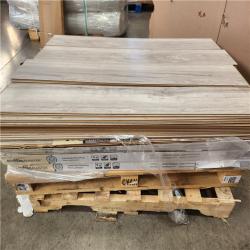 Phoenix AS-IS TrafficMaster Lakeshore Pecan Stone 7 mm T x 7.6 in. W Laminate Wood Flooring (488 sqft/20 case)