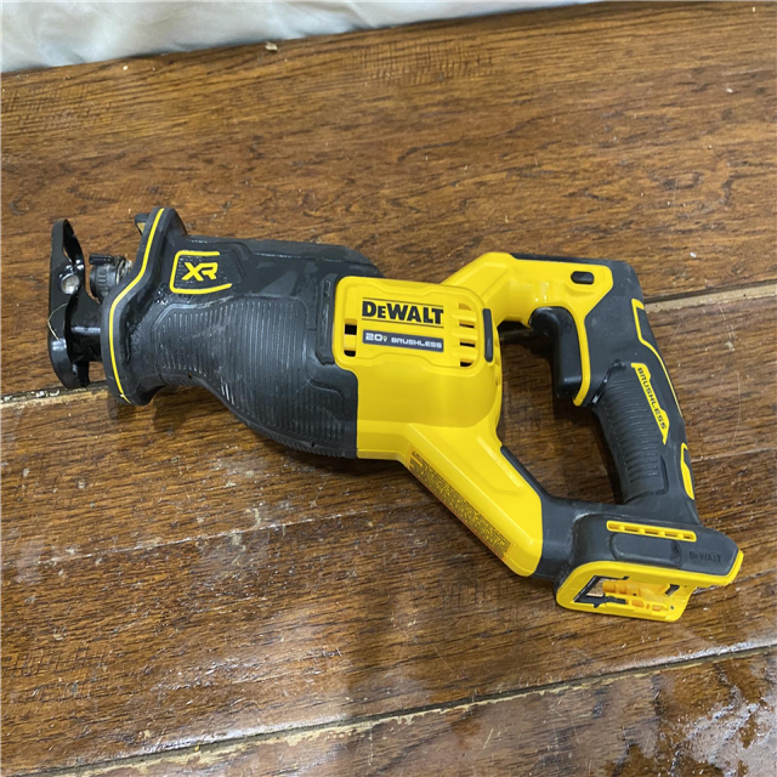 AS-IS DEWALT 20V MAX XR Cordless Brushless Reciprocating Saw (Tool Only)