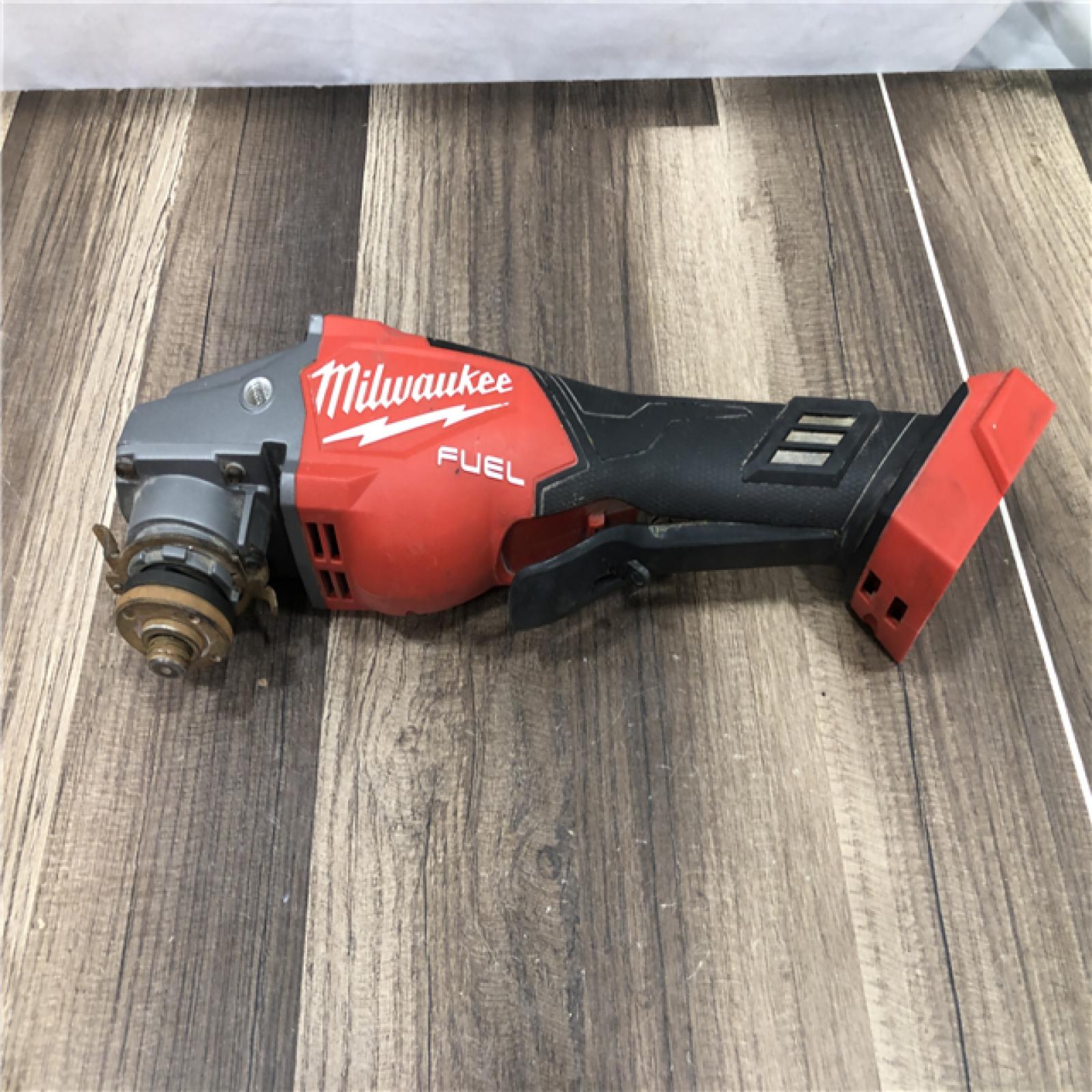 AS-IS Milwaukee FUEL 18-Volt Lithium-Ion Brushless Cordless 4-1/2 in./6 in. Braking Grinder with Paddle Switch (Tool-Only)