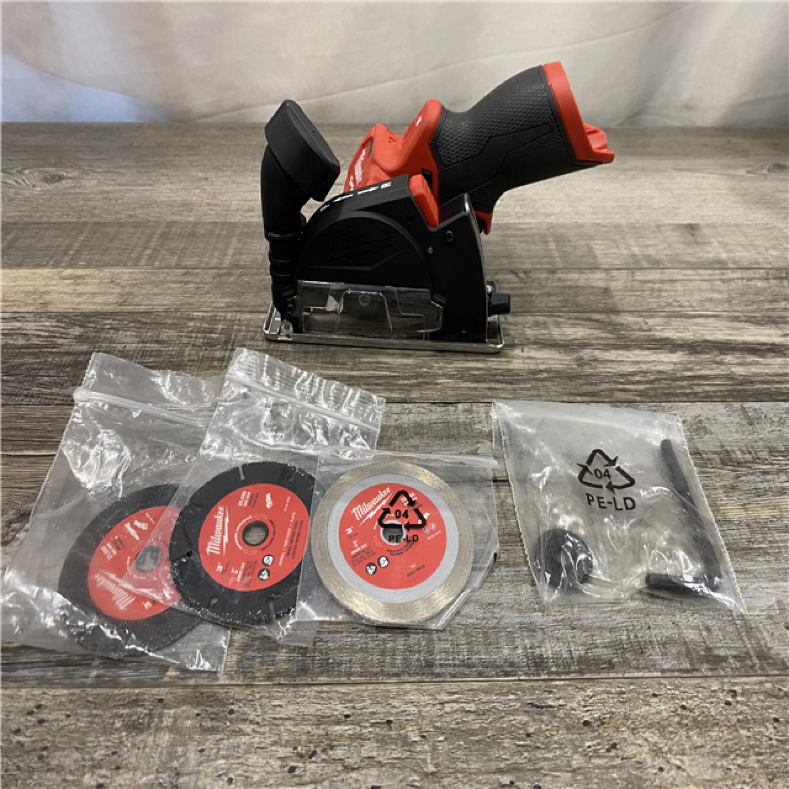 AS-IS Milwaukee FUEL 12V Lithium-Ion Brushless Cordless 3 in. Cut Off Saw (Tool-Only)