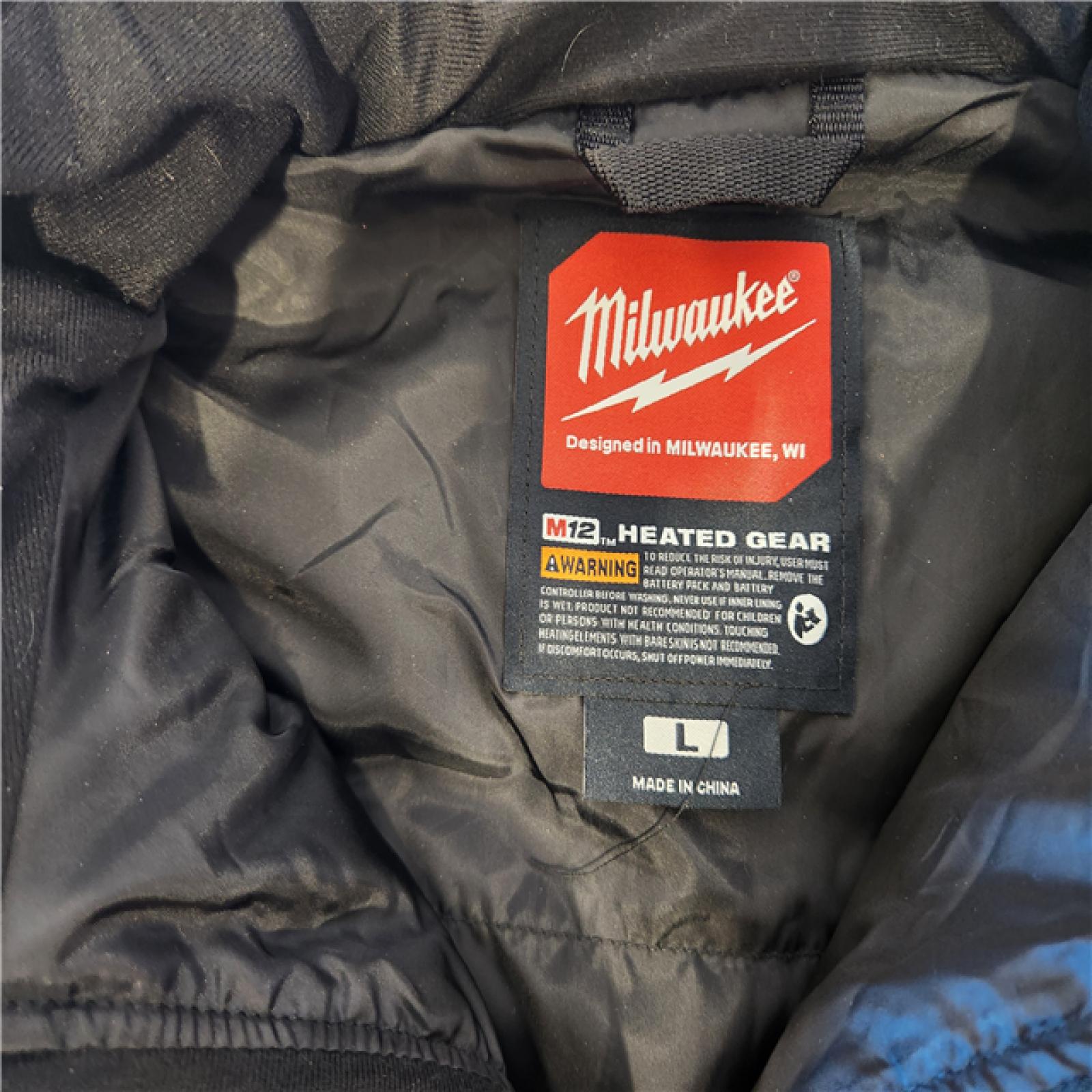 AS-IS- Heated Vest Polyester Zipper Men L