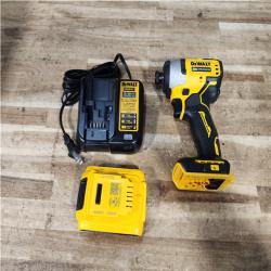 Houston Location AS-IS DEWALT Atomic 20V Max Lithium-Ion Brushless Cordless Compact 1/4 in. Impact Driver Kit
