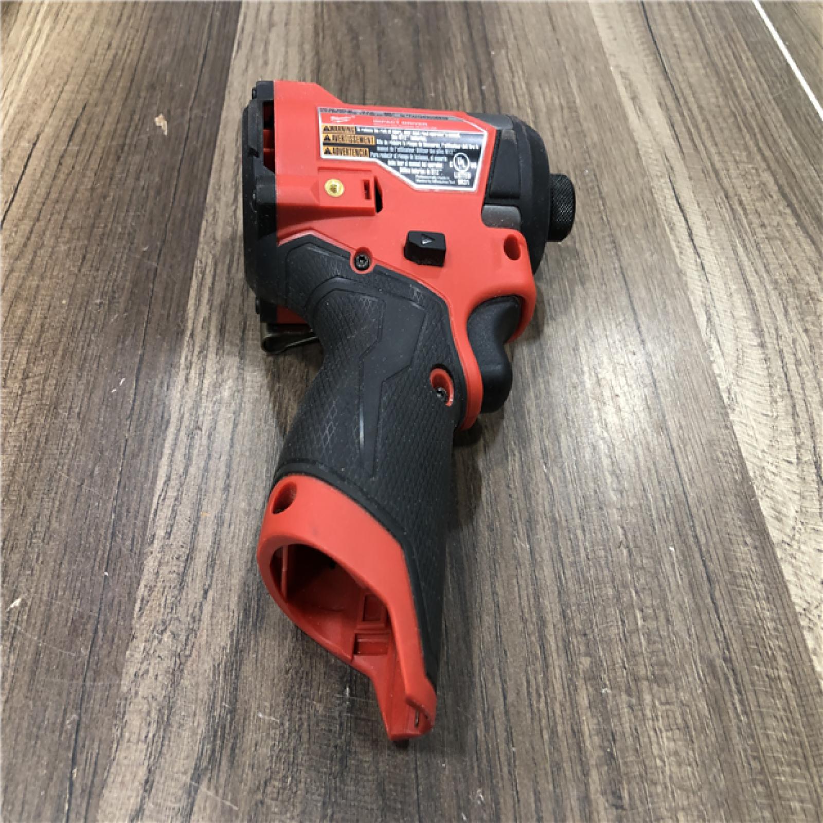AS-IS Milwaukee  FUEL 12V Lithium-Ion Brushless Cordless 1/4 in. Hex Impact Driver (Tool-Only)