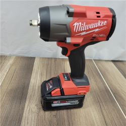 AS-IS Milwaukee M18 FUEL 18V Lithium-Ion Brushless Cordless 1/2 in. Impact Wrench W/(2) 6 Ah FORGE Batteries