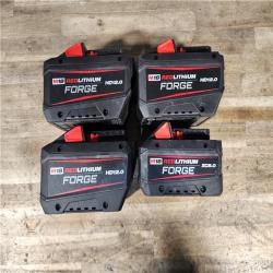 HOUSTON LOCATION - AS-IS MILWAUKEE FORGE BATTERY PACK QTY - 4