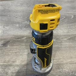 AS-IS DEWALT 20V MAX XR Cordless Brushless Fixed Base Compact Router (Tool Only)